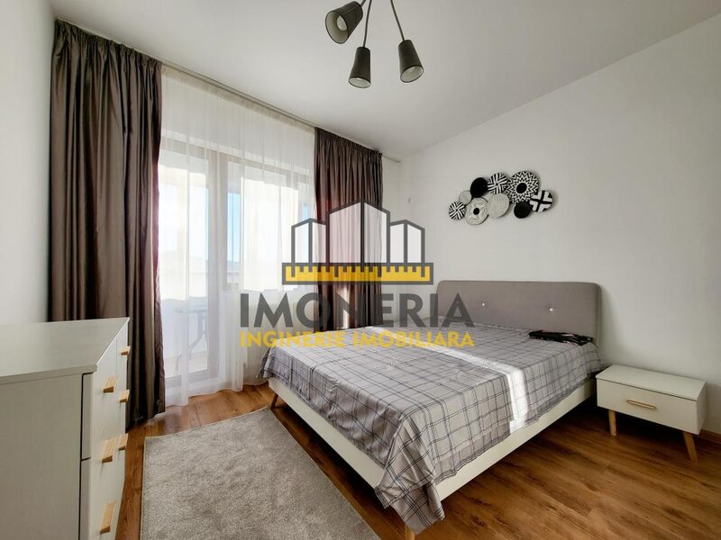 Doua camere + parcare, 0% comision, 200 m metrou, 550 m parc, 33 mpu living